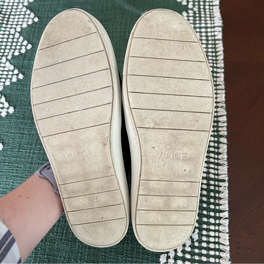 Vince Preston Suede Slip-On Sneakers - Picture 6 of 8